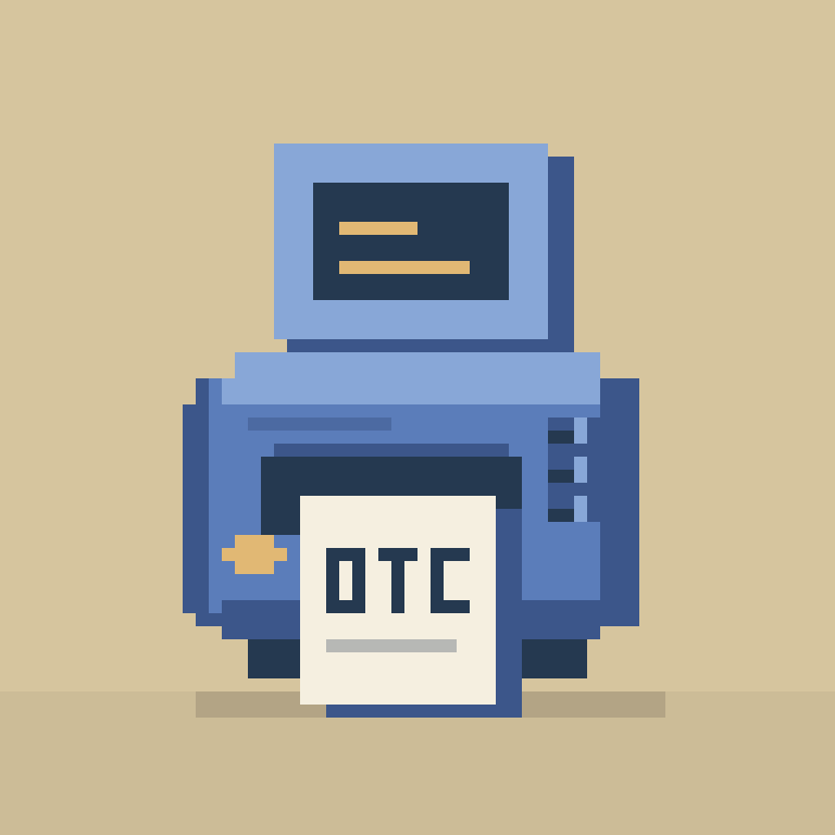 Cobalt Printer with a terminal